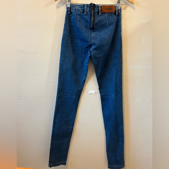 Indigo Cigarette Jeans (Acne) - Picture 2 of 5